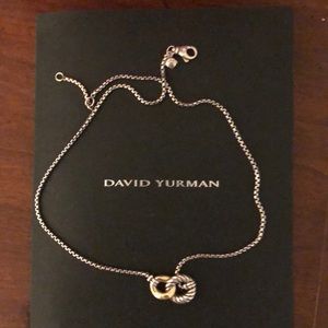 Silver and gold necklace